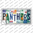 Panthers Florida Strip Art Novelty Sticker Decal