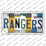 Rangers New York Strip Art Novelty Sticker Decal