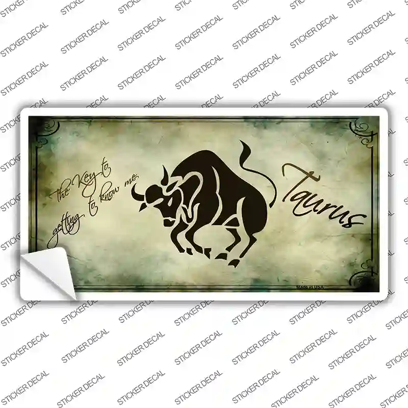 Taurus Zodiac Novelty Sticker Decal