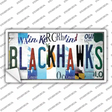 Blackhawks Strip Art Novelty Sticker Decal