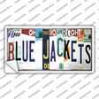Blue Jackets Strip Art Novelty Sticker Decal