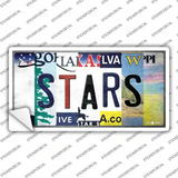 Stars Strip Art Novelty Sticker Decal