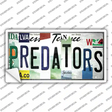 Predators Strip Art Novelty Sticker Decal