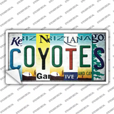 Coyotes Strip Art Novelty Sticker Decal