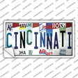 Cincinnati Strip Art Novelty Sticker Decal