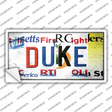 Duke Strip Art Novelty Sticker Decal