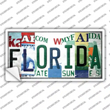Florida Strip Art Novelty Sticker Decal