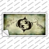 Pisces Zodiac Novelty Sticker Decal