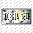 Georgia Tech Strip Art Novelty Sticker Decal