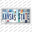 Kansas State Strip Art Novelty Sticker Decal