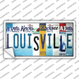 Louisville Strip Art Novelty Sticker Decal