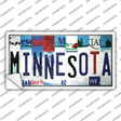 Minnesota Strip Art Novelty Sticker Decal