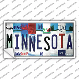 Minnesota Strip Art Novelty Sticker Decal