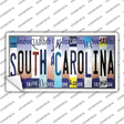 South Carolina Strip Art Novelty Sticker Decal