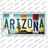 Arizona Strip Art Novelty Sticker Decal