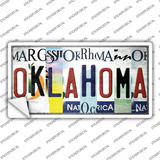 Oklahoma Strip Art Novelty Sticker Decal