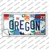 Oregon Strip Art Novelty Sticker Decal