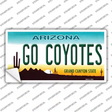 Go Coyotes Novelty Sticker Decal