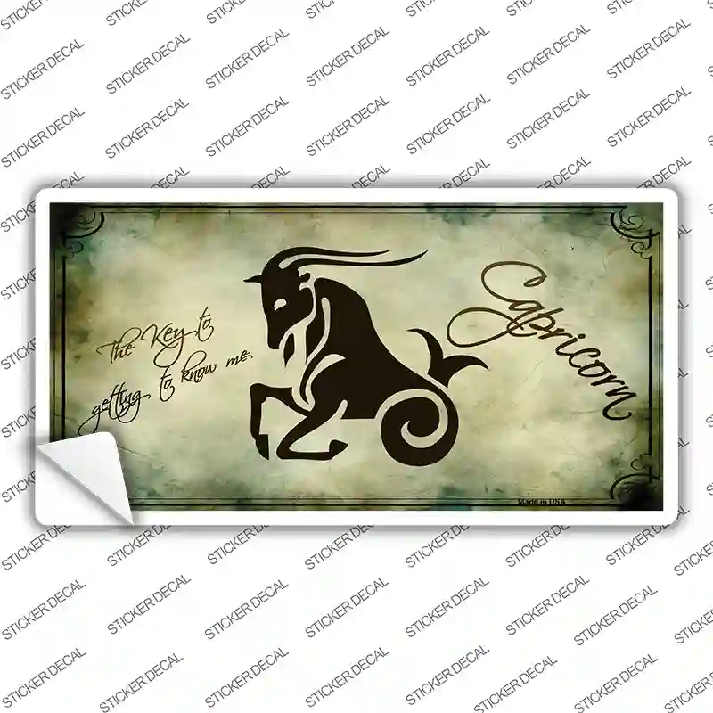 Capricorn Zodiac Novelty Sticker Decal