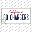 Go Chargers Novelty Sticker Decal