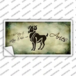 Aries Zodiac Novelty Sticker Decal