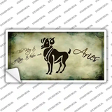 Aries Zodiac Novelty Sticker Decal