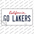 Go Lakers Novelty Sticker Decal
