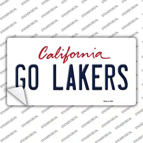 Go Lakers Novelty Sticker Decal