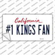 Number 1 Kings Fan Novelty Sticker Decal