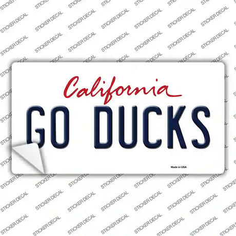 Go Ducks Novelty Sticker Decal