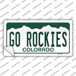 Go Rockies Novelty Sticker Decal