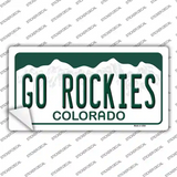 Go Rockies Novelty Sticker Decal