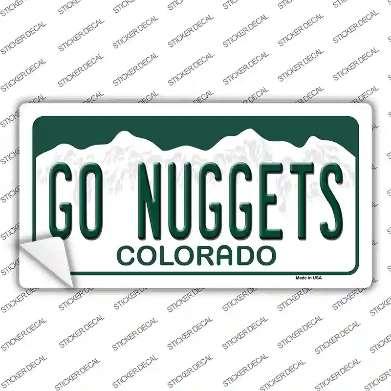 Go Nuggets Novelty Sticker Decal