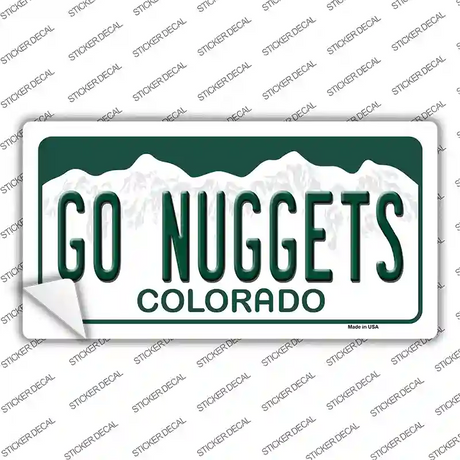 Go Nuggets Novelty Sticker Decal