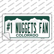 Number 1 Nuggets Fan Novelty Sticker Decal