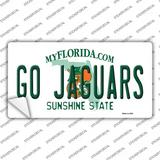 Go Jaguars Novelty Sticker Decal