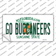 Go Buccaneers Novelty Sticker Decal
