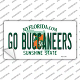 Go Buccaneers Novelty Sticker Decal