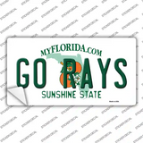 Go Rays Novelty Sticker Decal