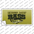 Kiss My Bass Novelty Sticker Decal