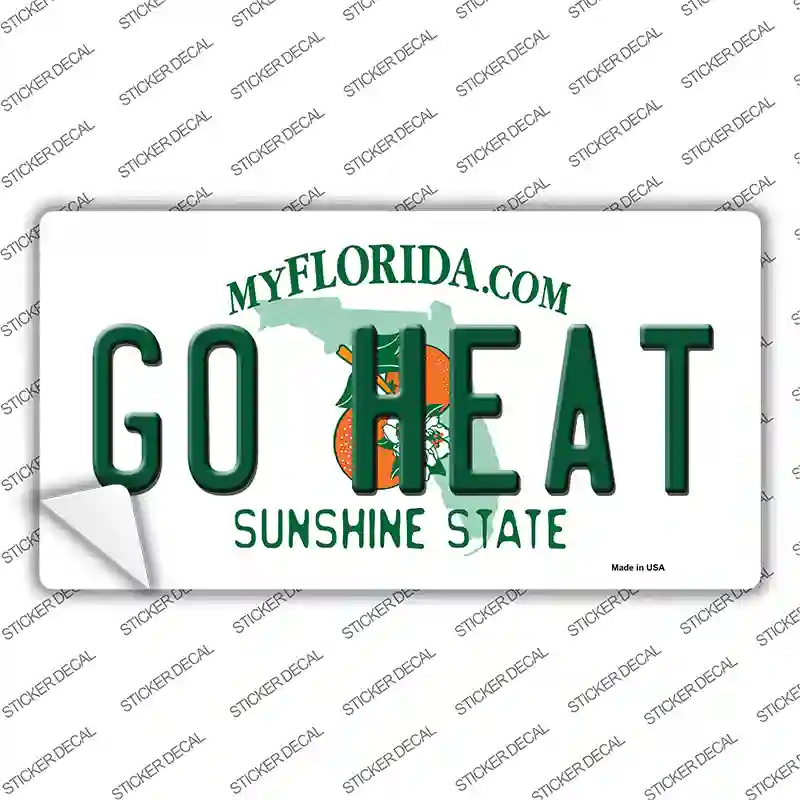 Go Heat Novelty Sticker Decal