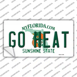 Go Heat Novelty Sticker Decal