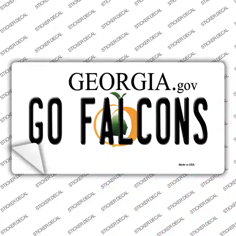 Go Falcons Novelty Sticker Decal