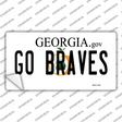 Go Braves Novelty Sticker Decal