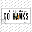 Go Hawks Novelty Sticker Decal