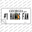 Number 1 Hawks Fan Novelty Sticker Decal