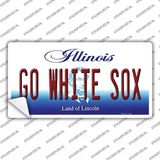 Go White Sox Novelty Sticker Decal