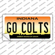 Go Colts Novelty Sticker Decal