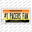Number 1 Pacers Fan Novelty Sticker Decal