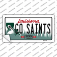 Go Saints Novelty Sticker Decal